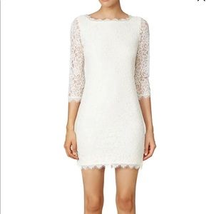 Diane Von Furstenberg Zarita Lace Dress sz 10
